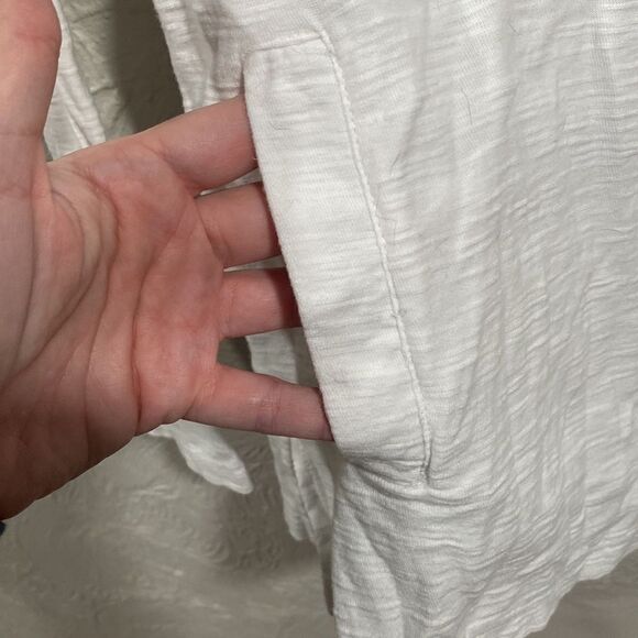 Tommy Hilfiger Lightweight Hooded Half Zip Top With Pockets Size XS - Picture 4 of 7